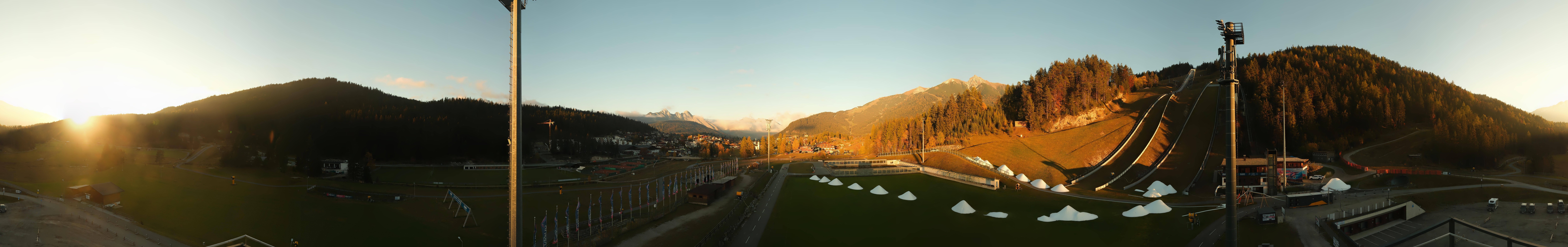 Archiv Foto Webcam Seefeld: Rundblick Casino Arena