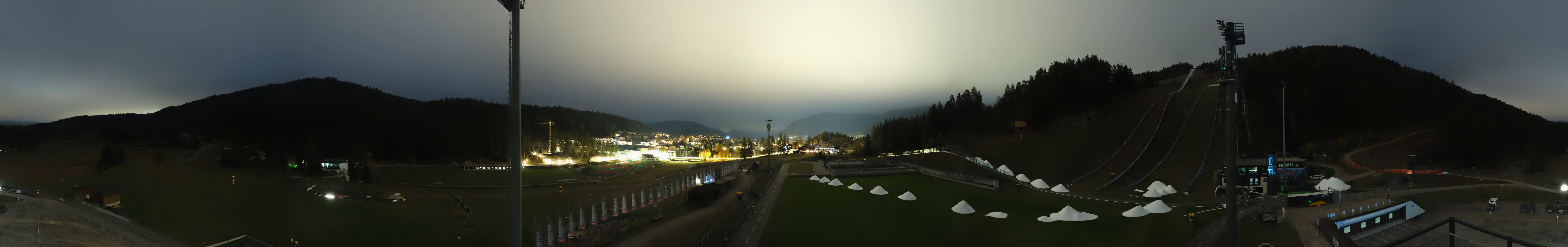 Archiv Foto Webcam Seefeld: Rundblick Casino Arena