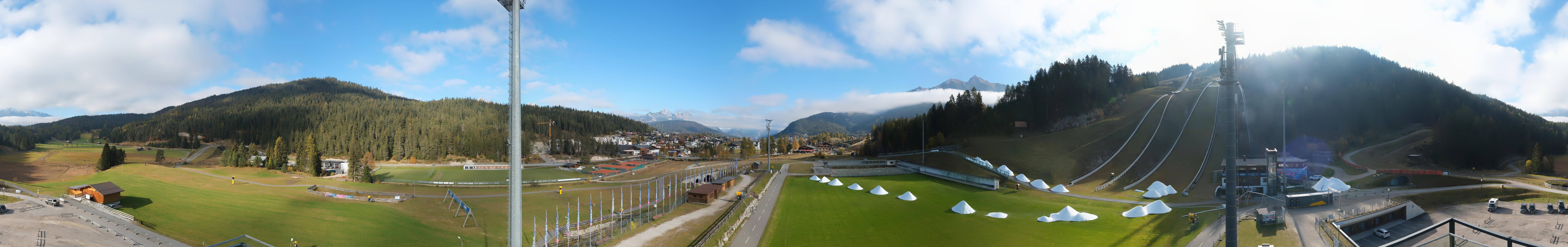 Archiv Foto Webcam Seefeld: Rundblick Casino Arena