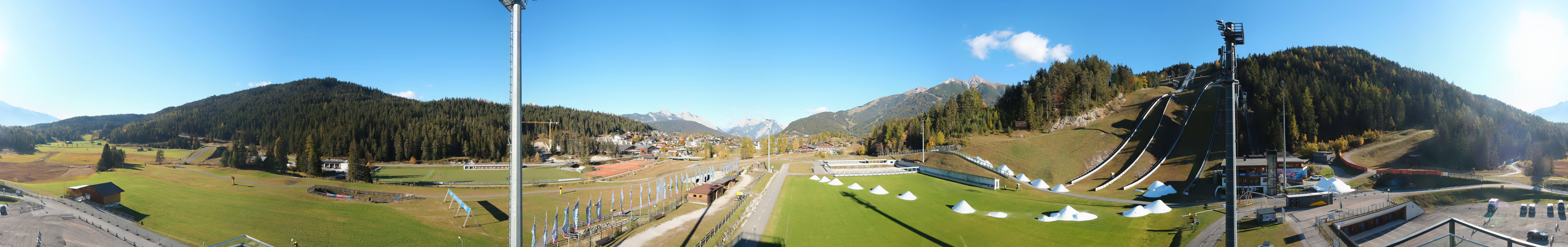 Archiv Foto Webcam Seefeld: Rundblick Casino Arena