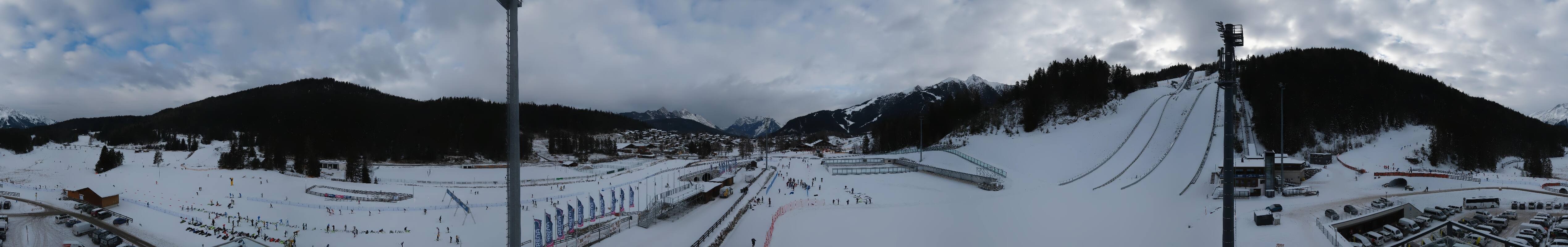 Archived image Webcam Biathlon Center Seefeld