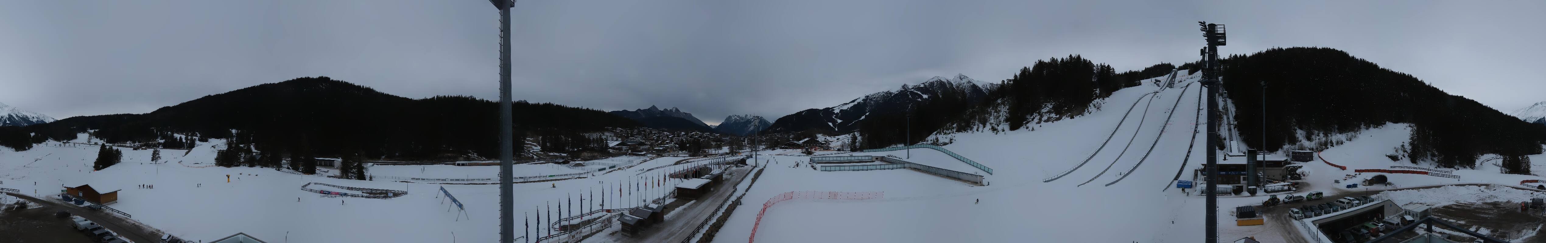 Archived image Webcam Biathlon Center Seefeld