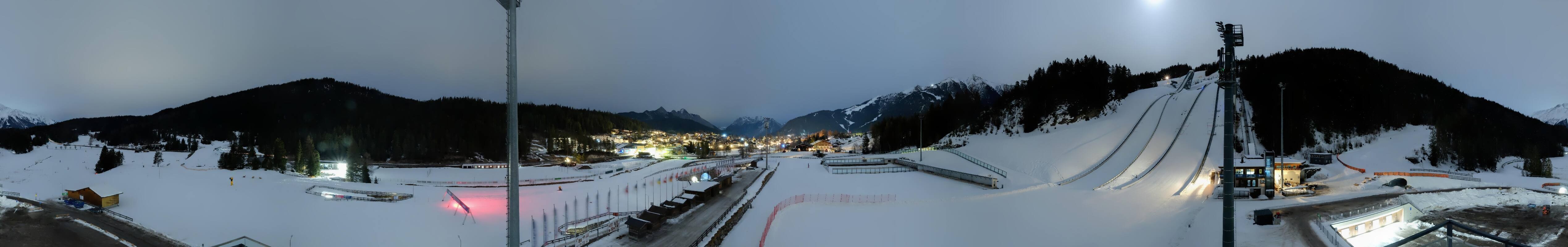 Archived image Webcam Biathlon Center Seefeld