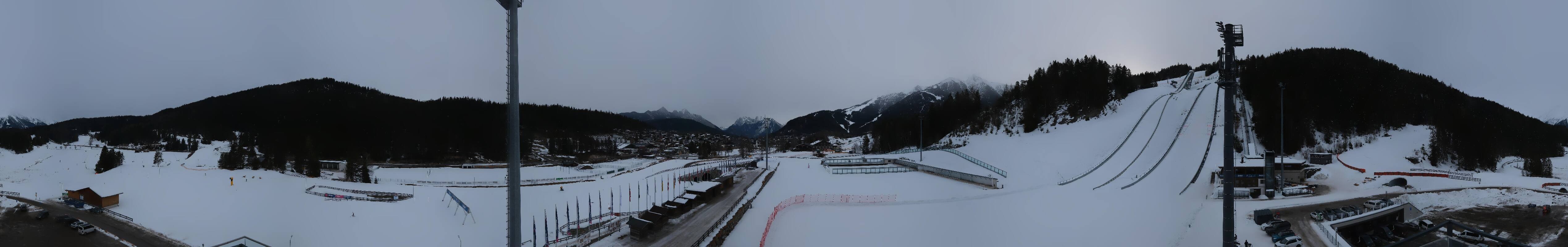 Archived image Webcam Biathlon Center Seefeld