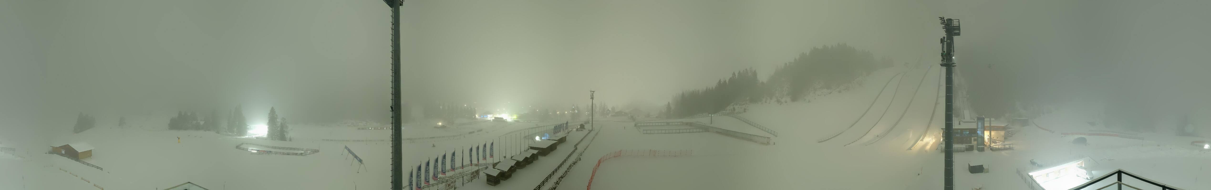 Archived image Webcam Biathlon Center Seefeld