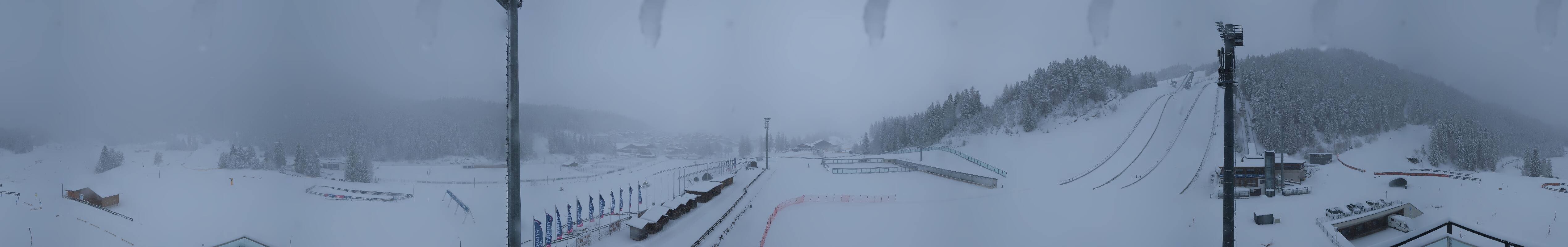 Archived image Webcam Biathlon Center Seefeld