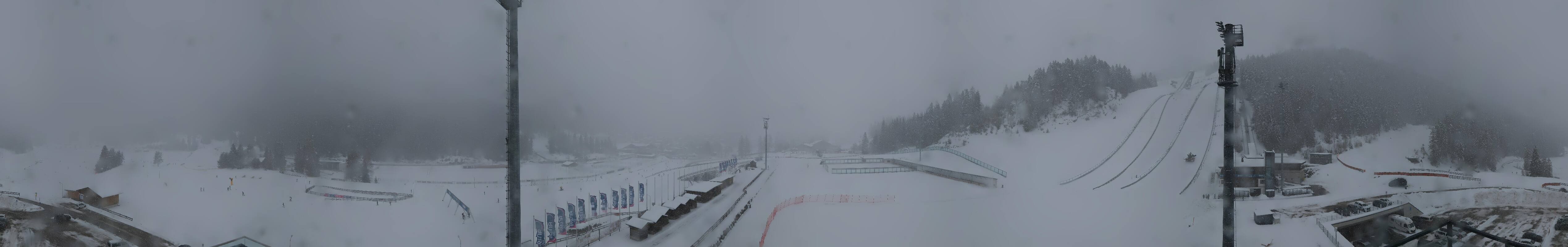 Archived image Webcam Biathlon Center Seefeld
