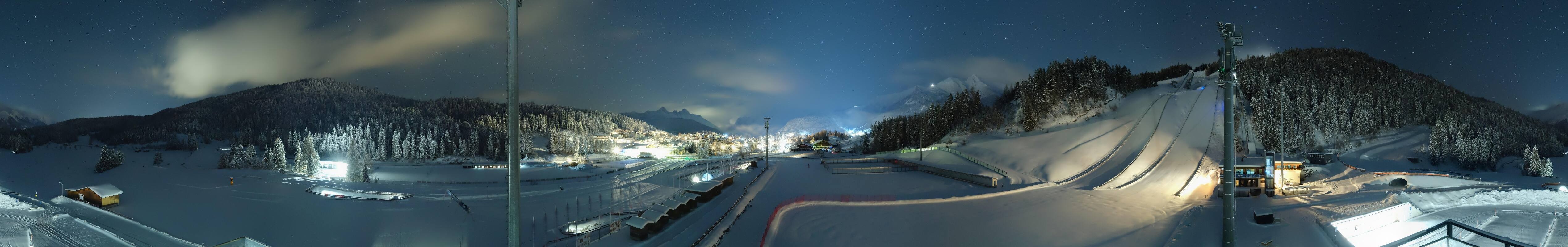 Archived image Webcam Biathlon Center Seefeld