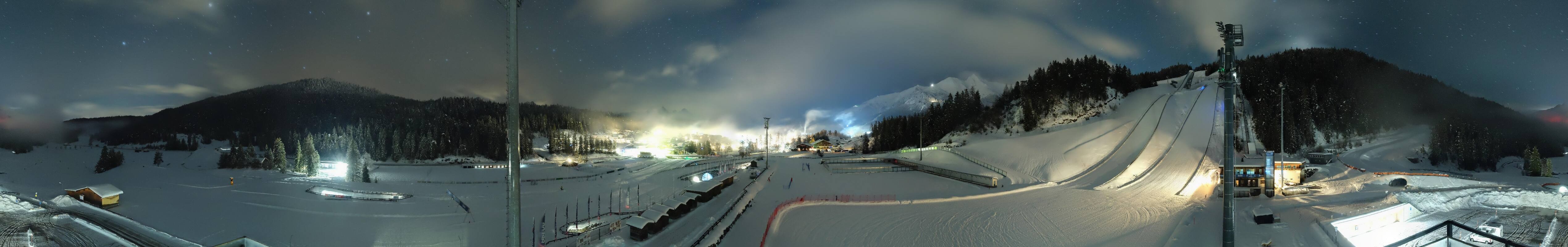 Archived image Webcam Biathlon Center Seefeld