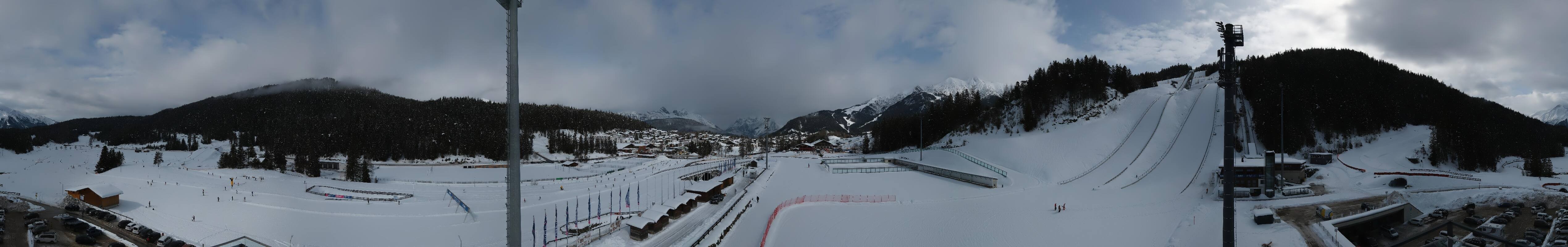 Archived image Webcam Biathlon Center Seefeld