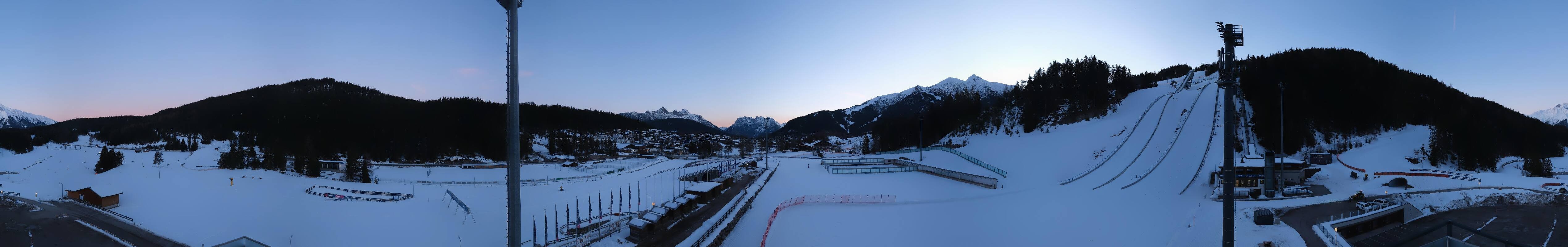 Archived image Webcam Biathlon Center Seefeld