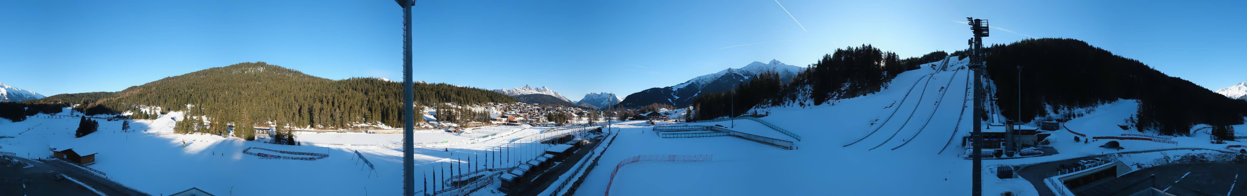 Archived image Webcam Biathlon Center Seefeld