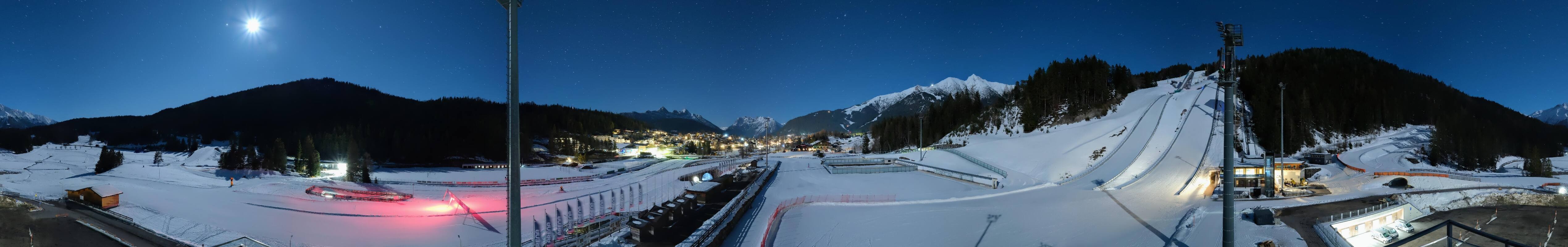 Archived image Webcam Biathlon Center Seefeld