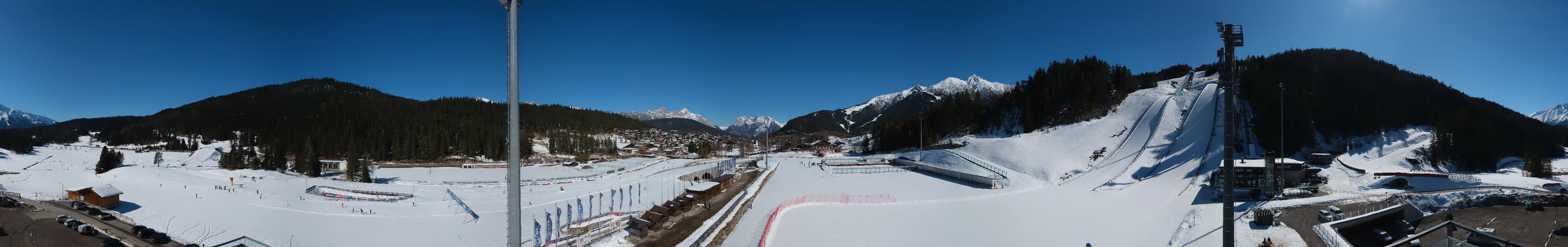 Archived image Webcam Biathlon Center Seefeld