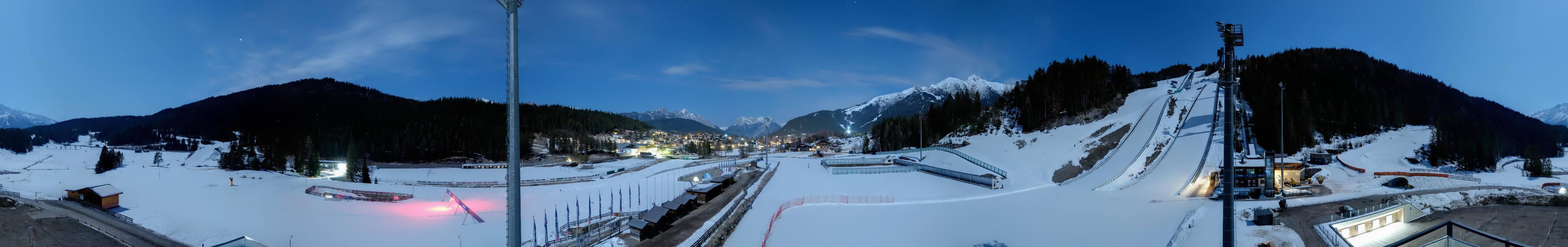 Archived image Webcam Biathlon Center Seefeld