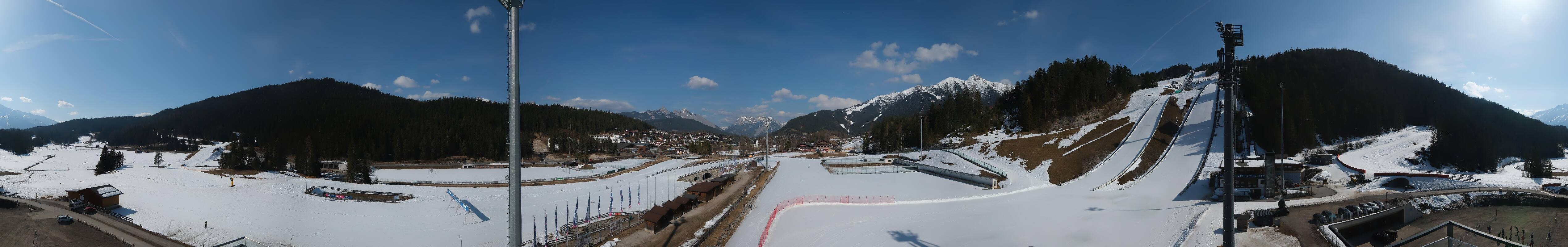 Archived image Webcam Biathlon Center Seefeld