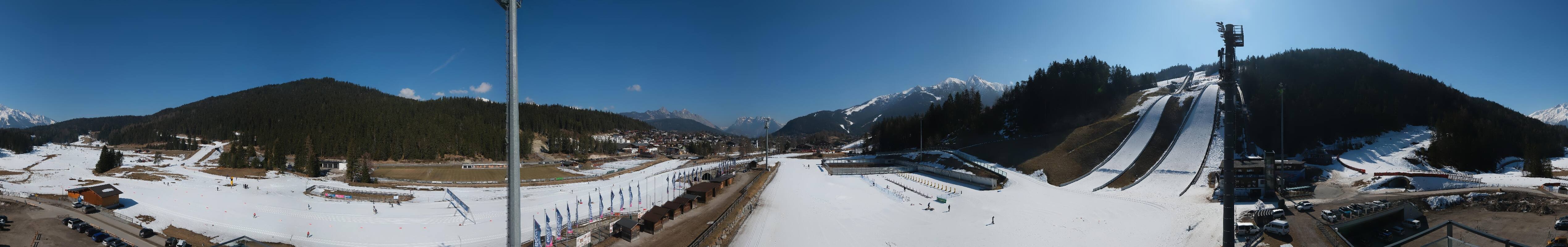 Archived image Webcam Biathlon Center Seefeld