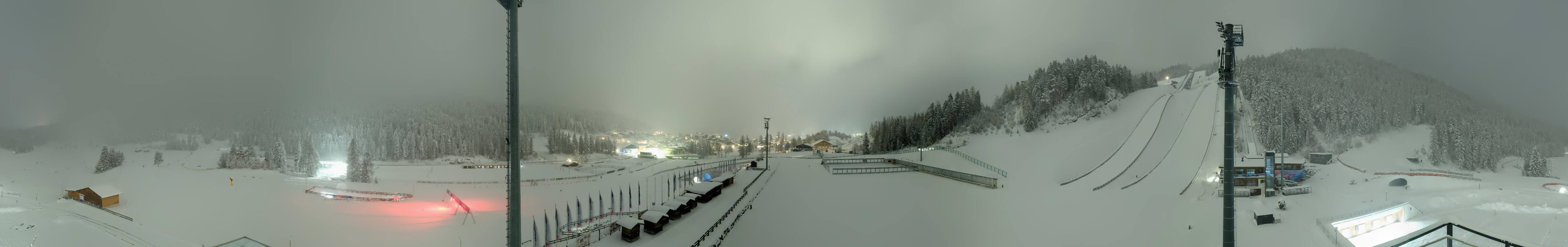 Archived image Webcam Biathlon Center Seefeld