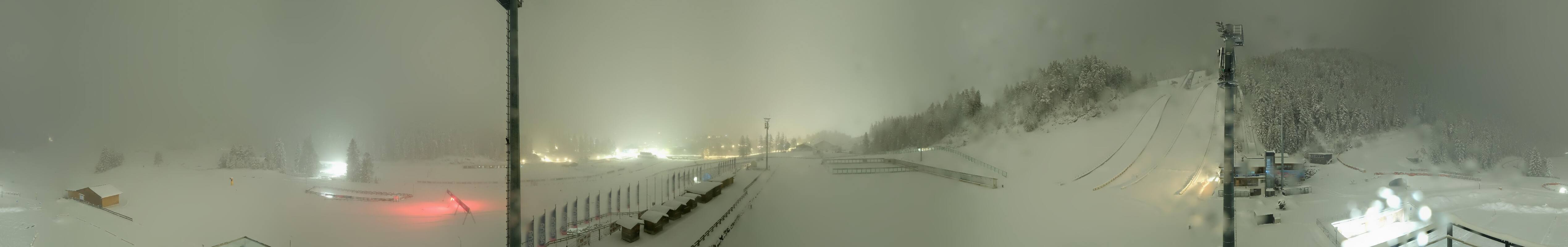 Archived image Webcam Biathlon Center Seefeld