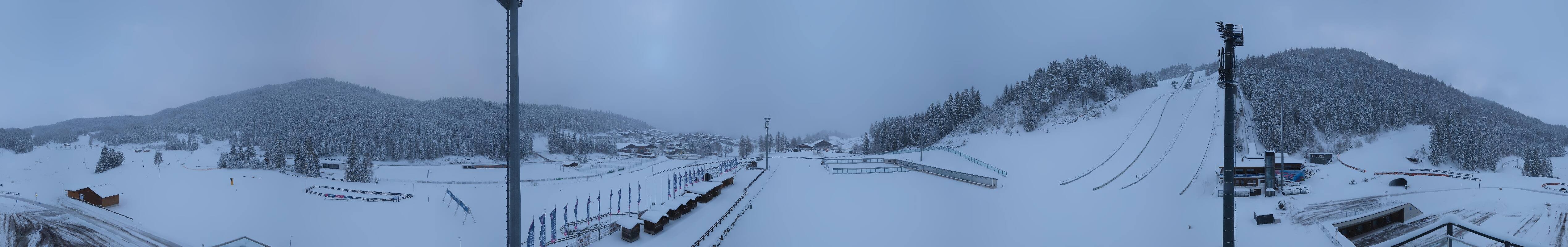 Archived image Webcam Biathlon Center Seefeld