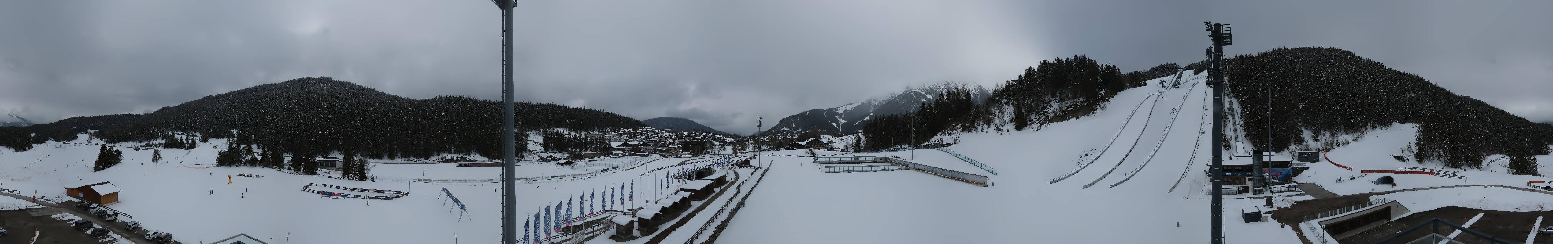 Archived image Webcam Biathlon Center Seefeld