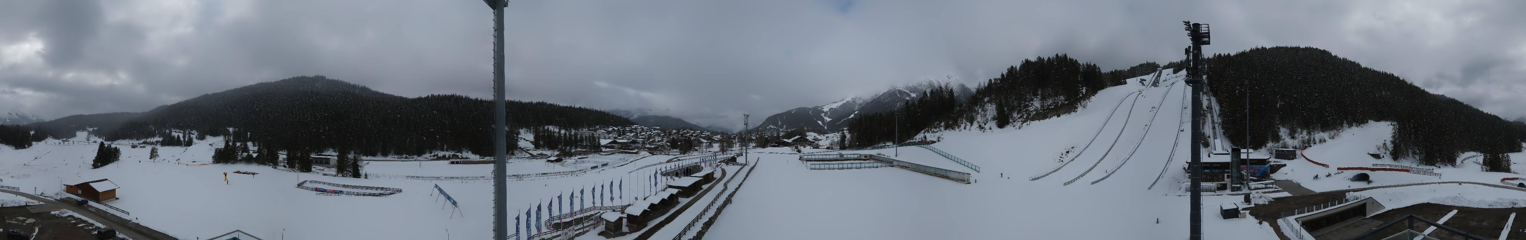 Archived image Webcam Biathlon Center Seefeld