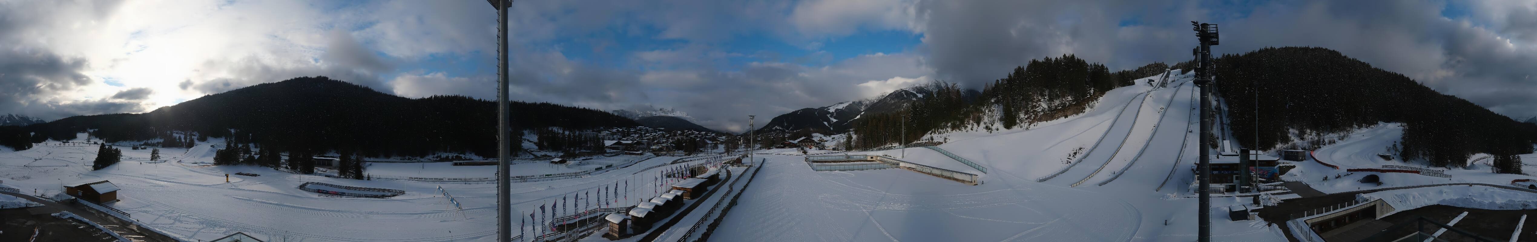 Archived image Webcam Biathlon Center Seefeld