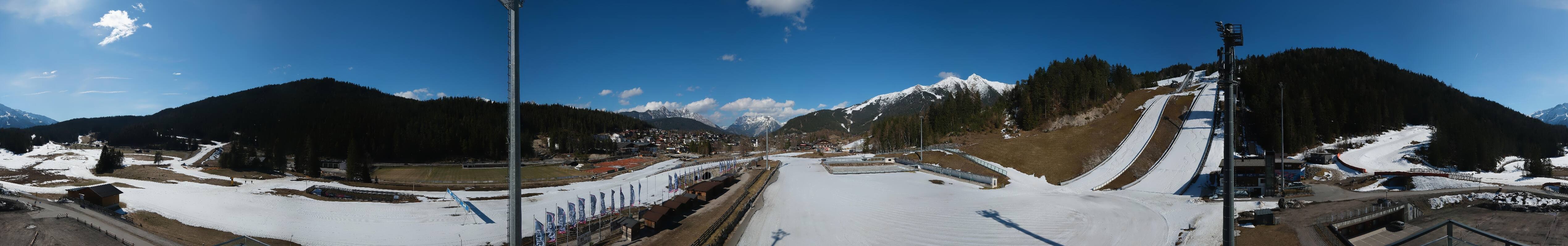 Archived image Webcam Biathlon Center Seefeld