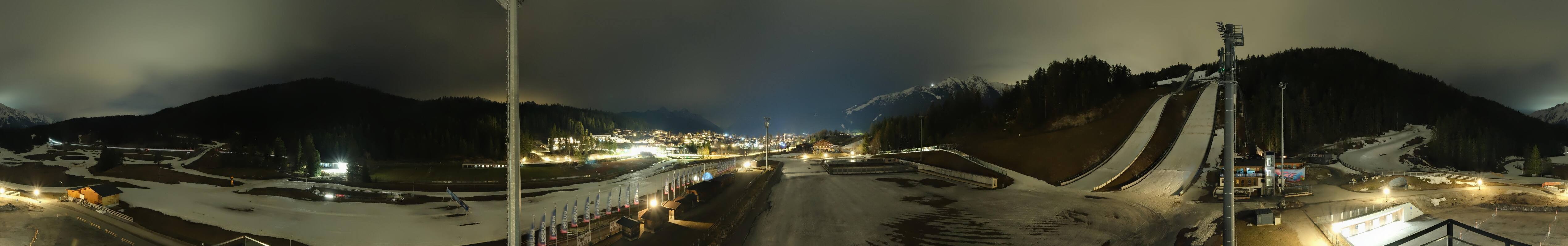 Archived image Webcam Biathlon Center Seefeld