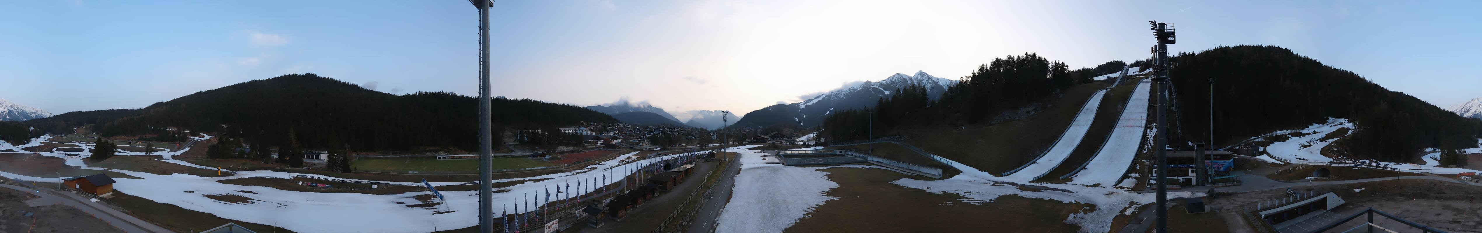 Archived image Webcam Biathlon Center Seefeld