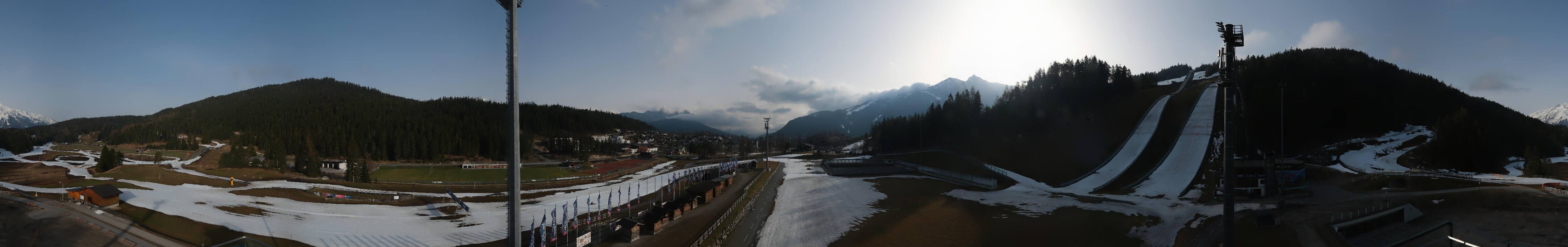 Archived image Webcam Biathlon Center Seefeld