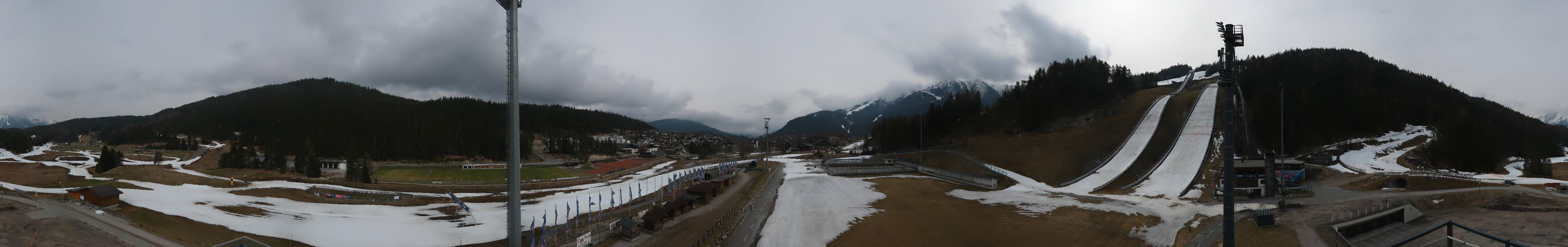 Archived image Webcam Biathlon Center Seefeld