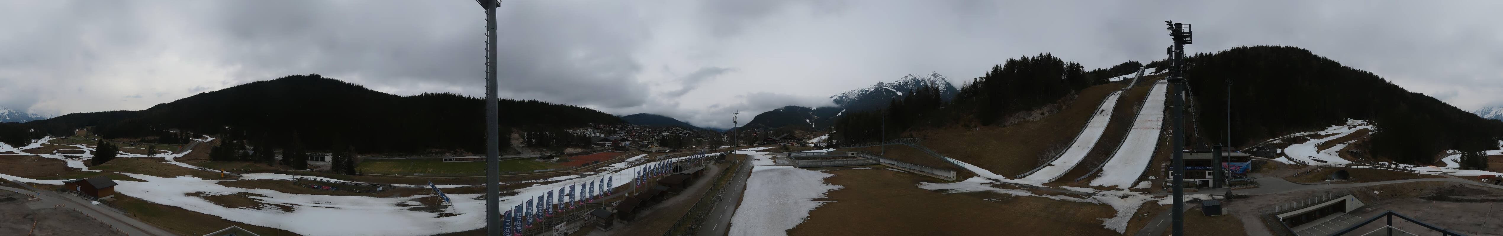 Archived image Webcam Biathlon Center Seefeld