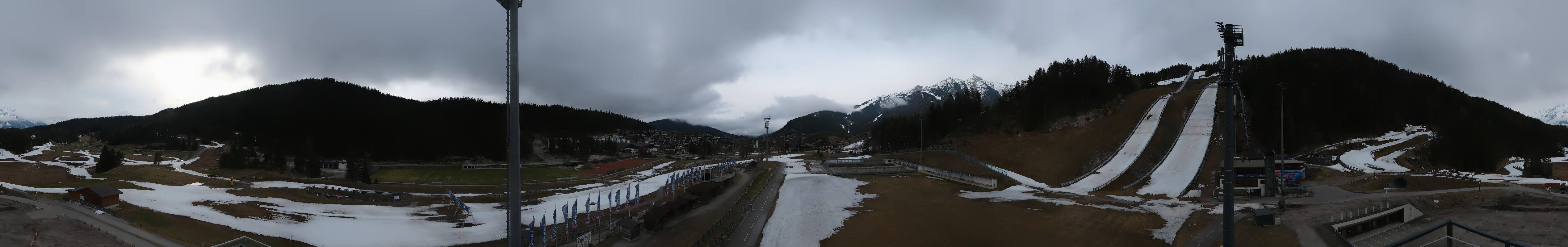 Archived image Webcam Biathlon Center Seefeld