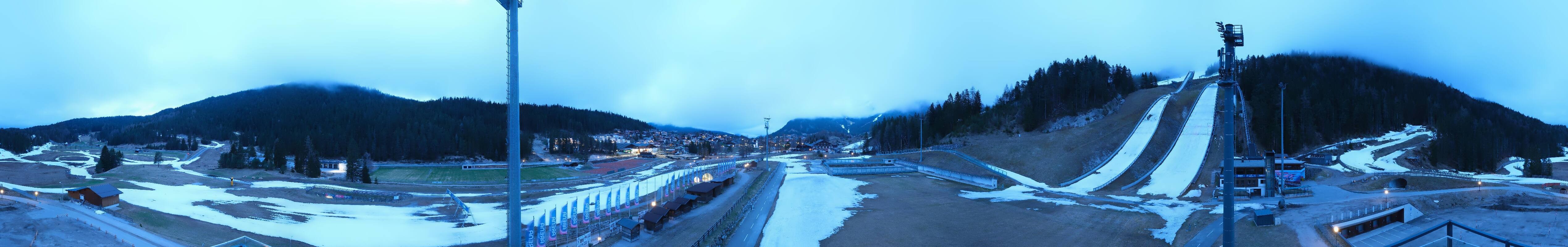 Archived image Webcam Biathlon Center Seefeld