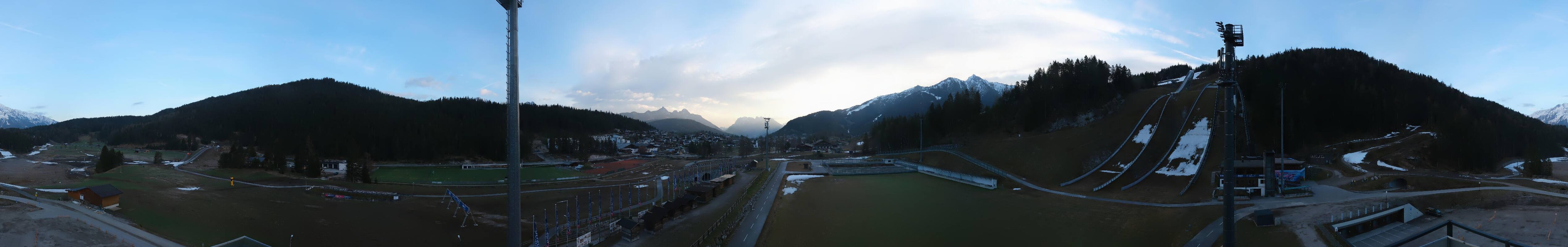 Archived image Webcam Biathlon Center Seefeld