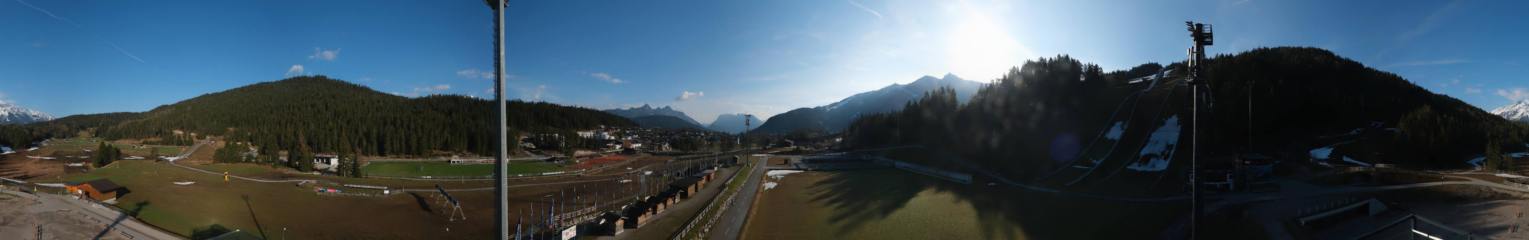 Archived image Webcam Biathlon Center Seefeld