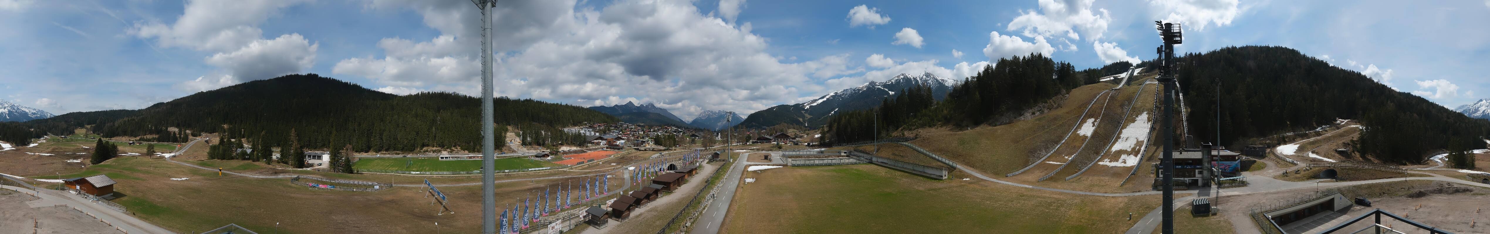 Archived image Webcam Biathlon Center Seefeld