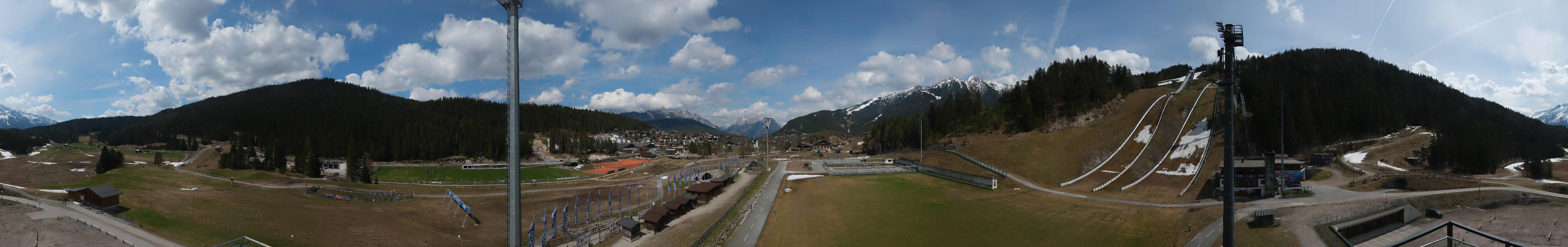 Archived image Webcam Biathlon Center Seefeld