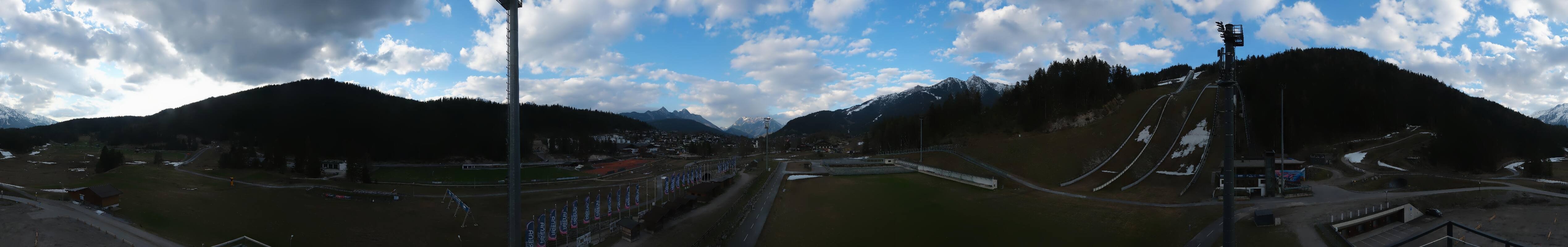 Archived image Webcam Biathlon Center Seefeld