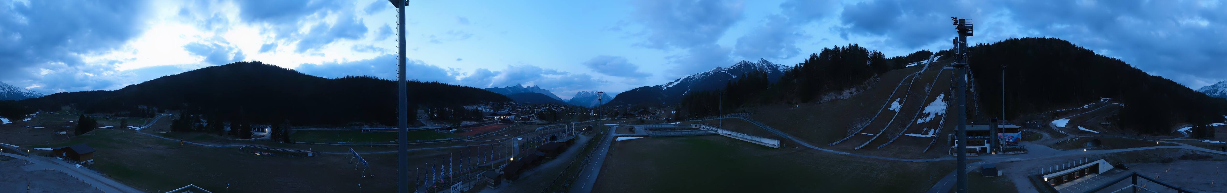 Archived image Webcam Biathlon Center Seefeld