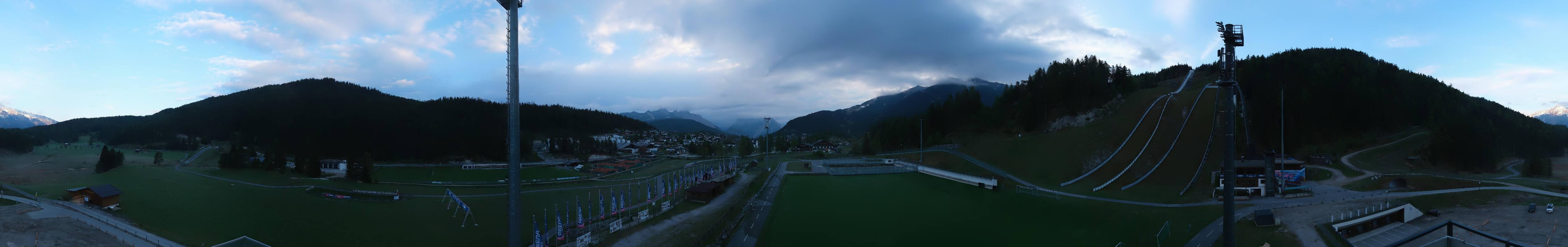 Archived image Webcam Biathlon Center Seefeld