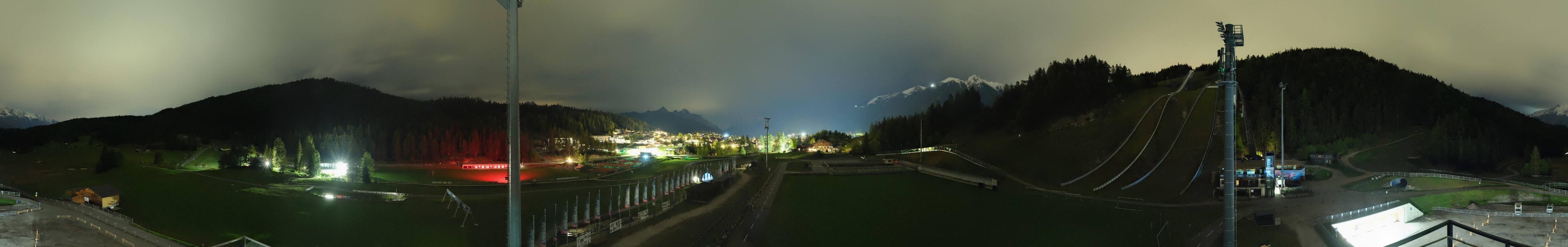 Archived image Webcam Biathlon Center Seefeld