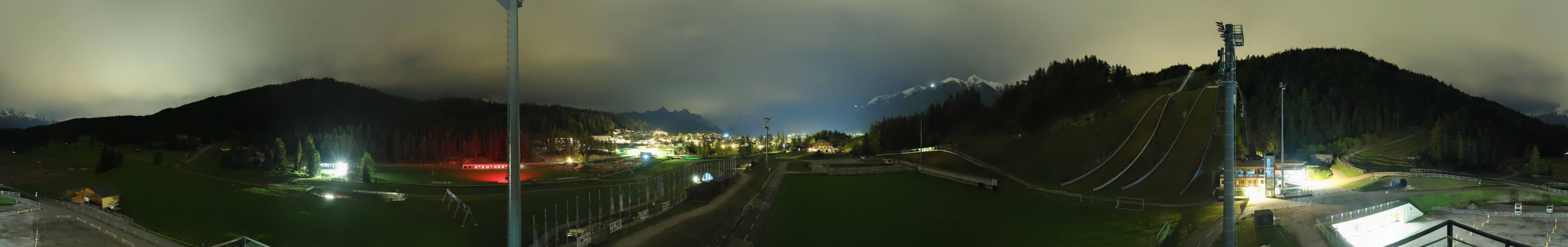 Archived image Webcam Biathlon Center Seefeld
