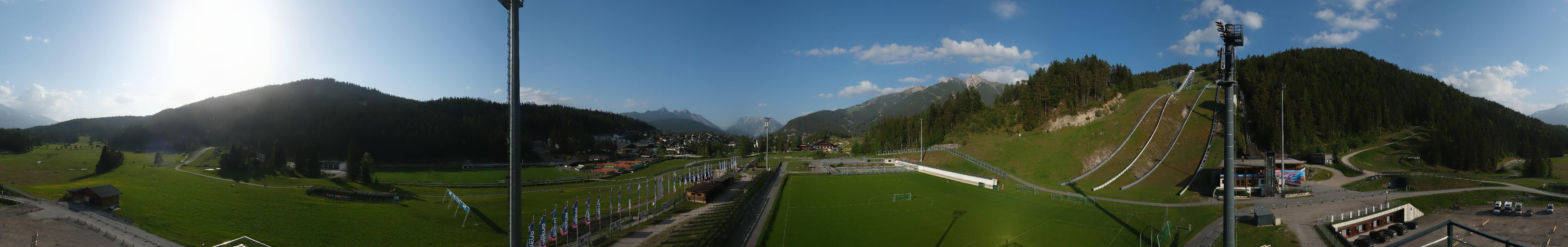 Archived image Webcam Biathlon Center Seefeld