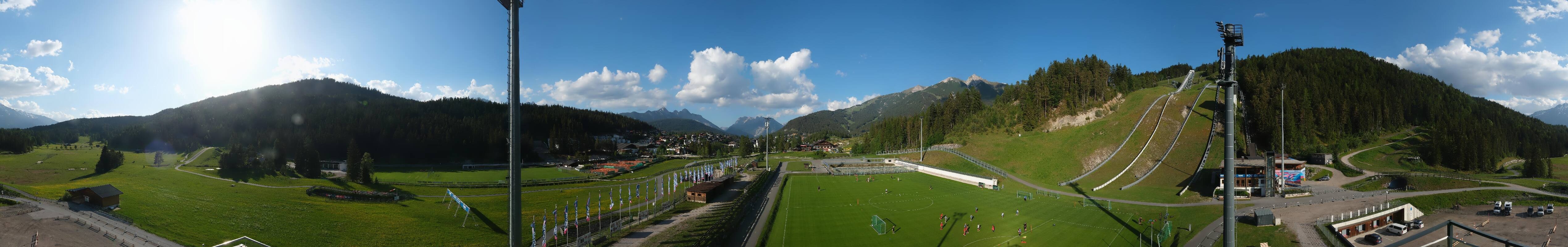 Archived image Webcam Biathlon Center Seefeld