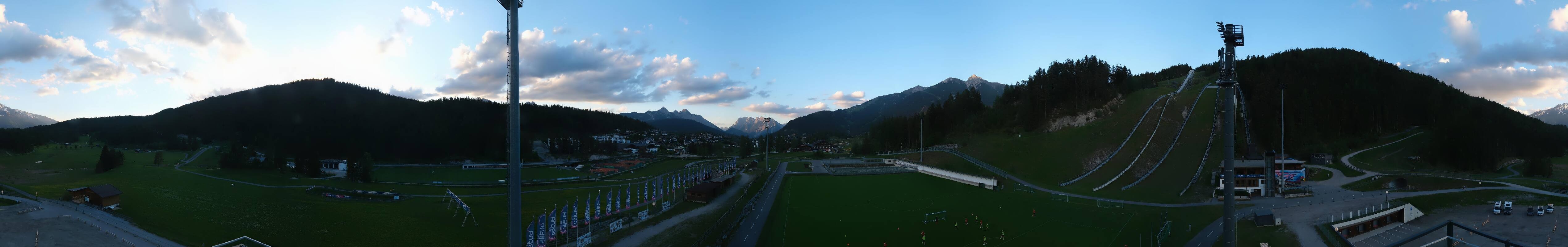Archived image Webcam Biathlon Center Seefeld