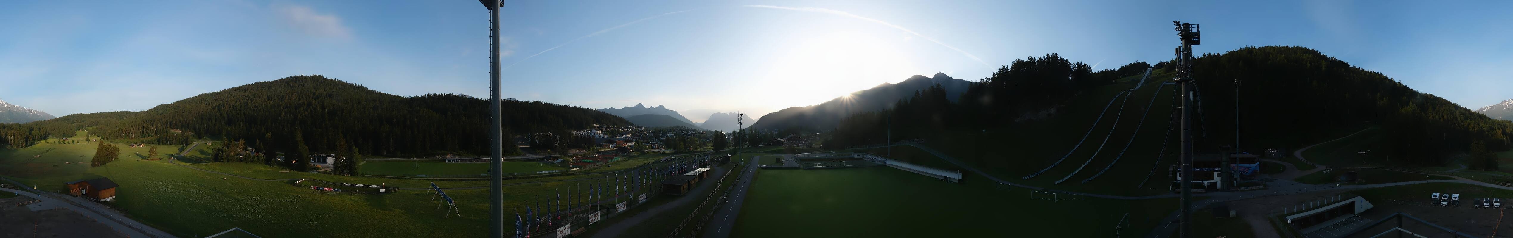 Archived image Webcam Biathlon Center Seefeld