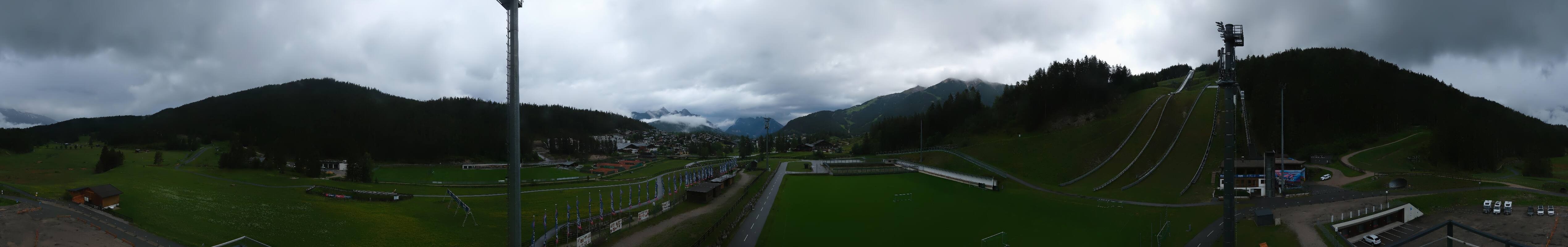 Archived image Webcam Biathlon Center Seefeld
