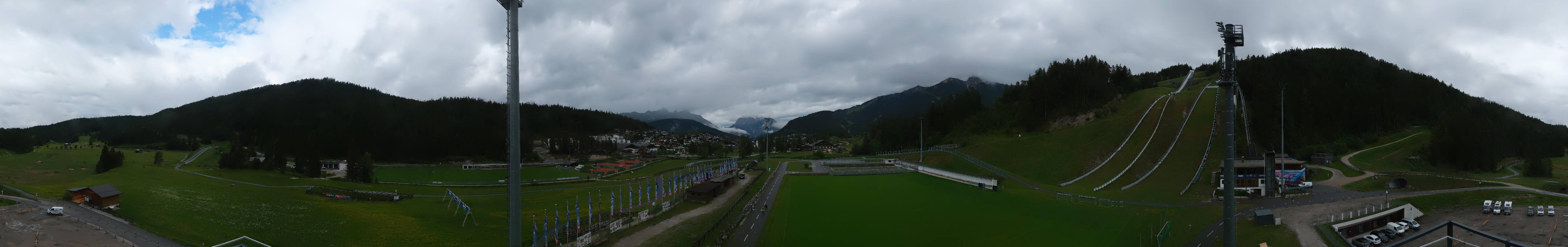 Archived image Webcam Biathlon Center Seefeld